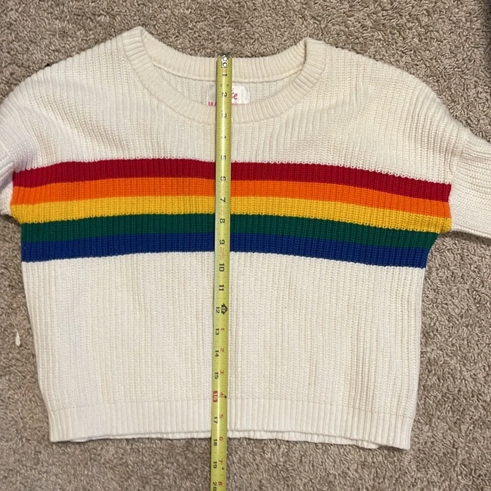 Justice rainbow stripe