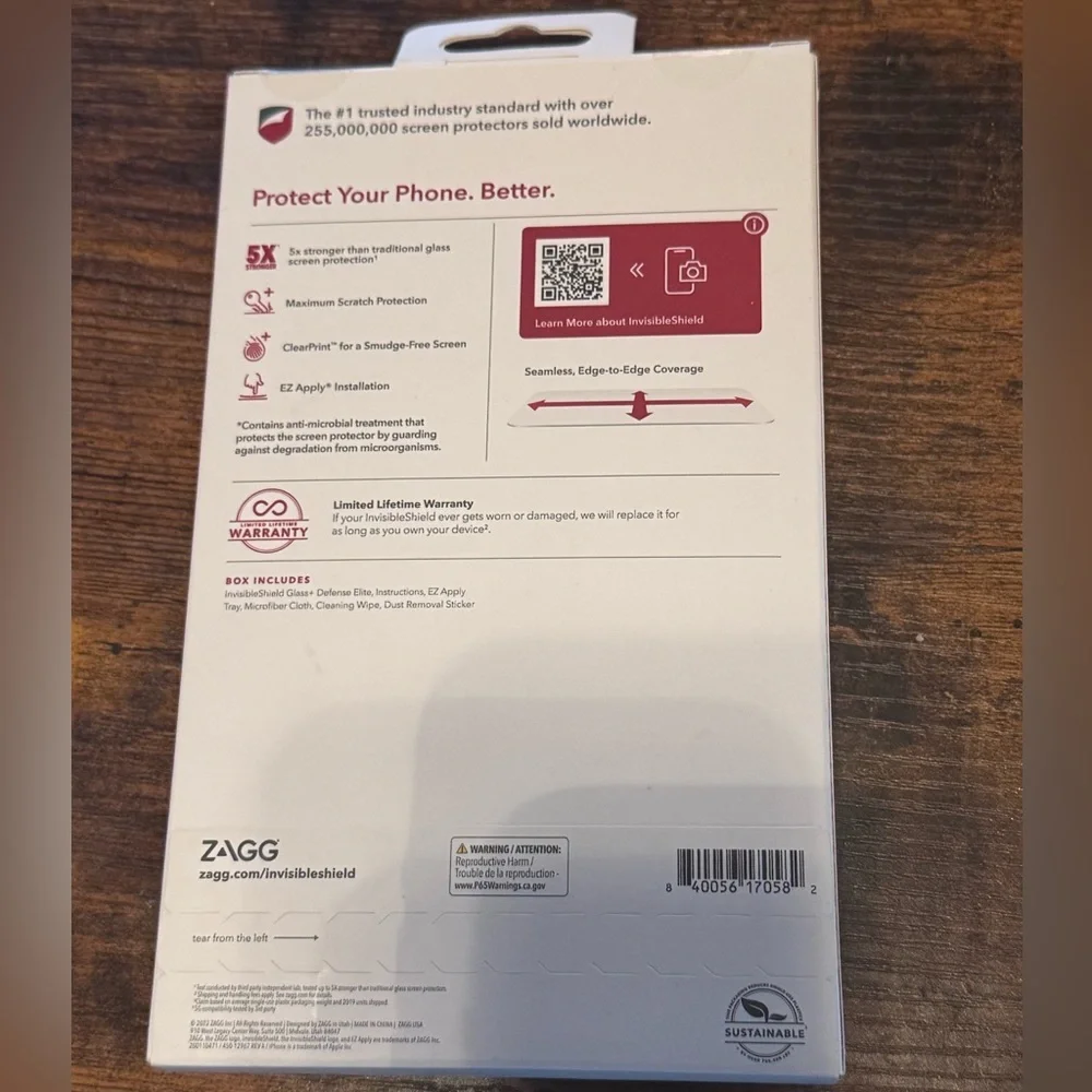 ZAGG glass+ defense