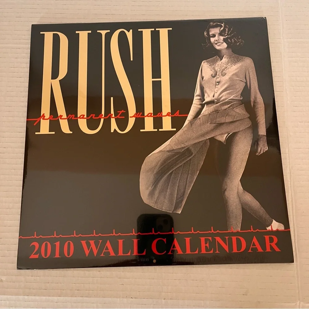 Rush Permanent Waves 2010 Wall Calendar Sealed New