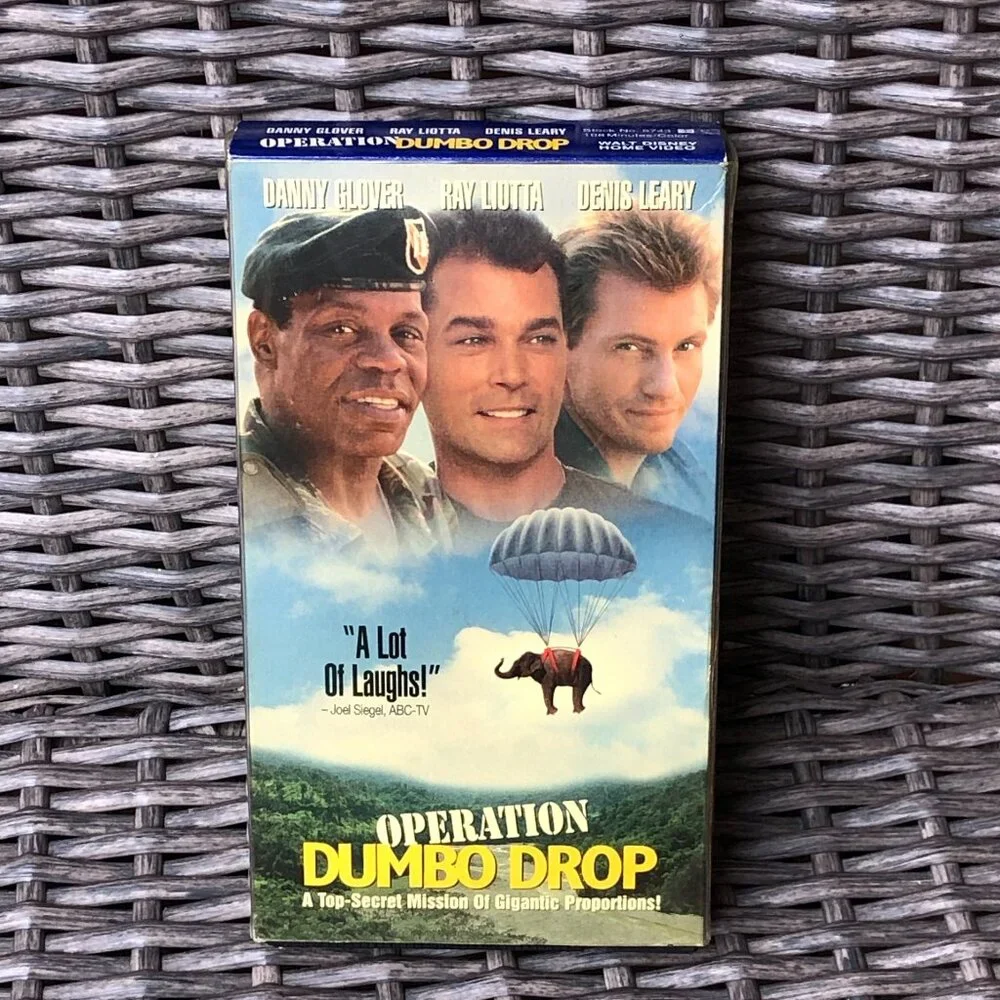 Operation Dumbo Drop (VHS, 1996) Danny Glover Denis Leary Ray Liotta Disney