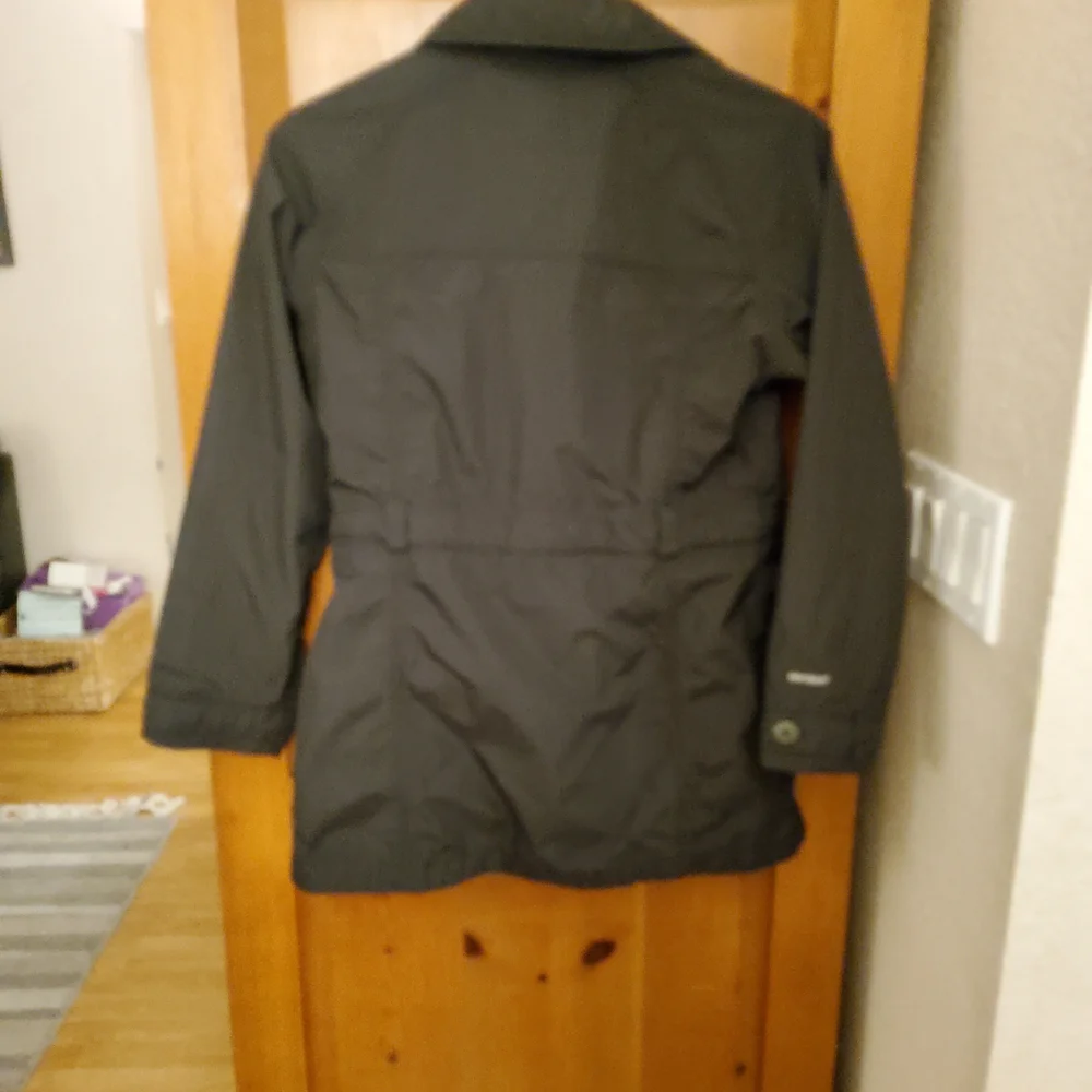 The North Face Black Double-Breasted Jacket Size 12/14 EUC
