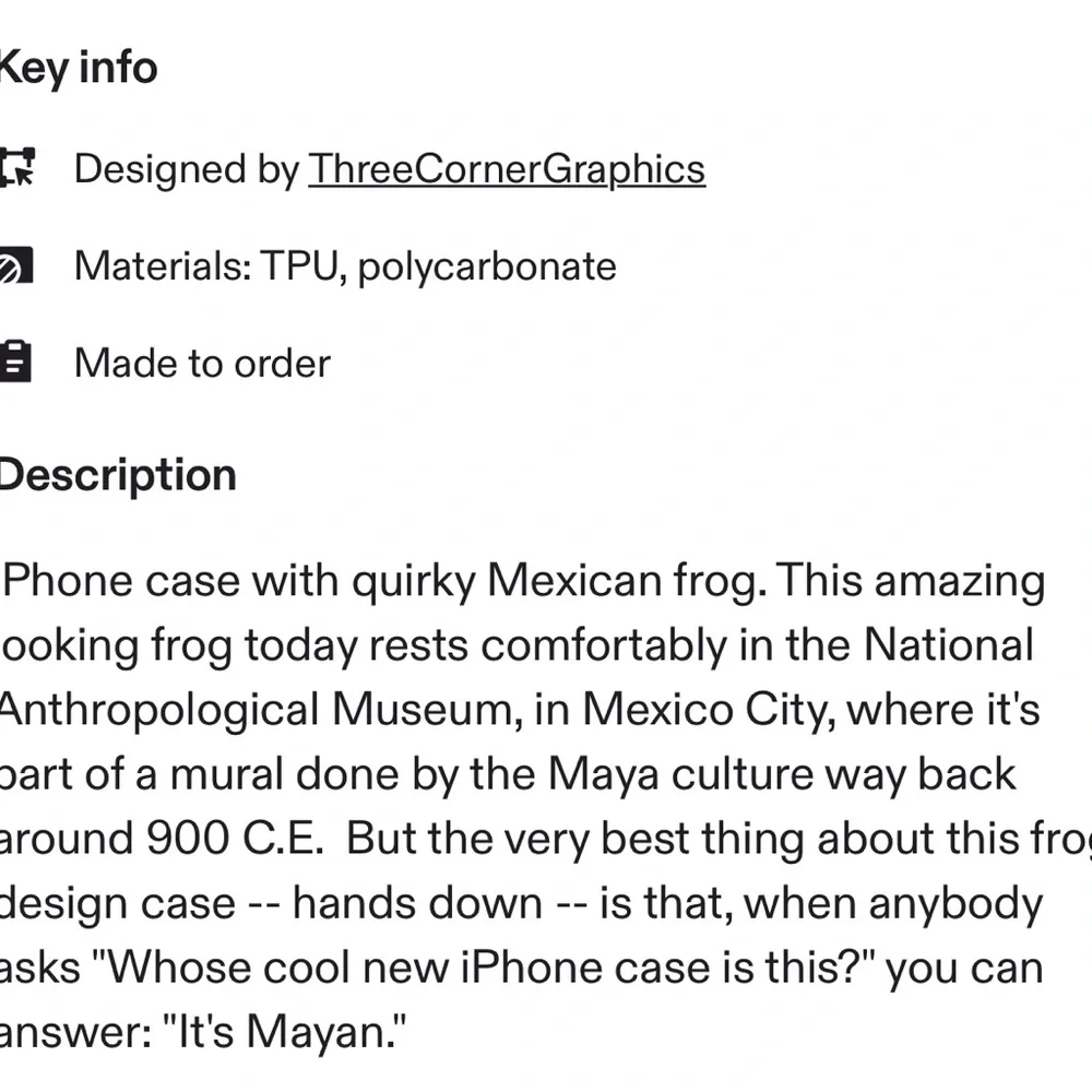Three Corner Graphics mayan frog