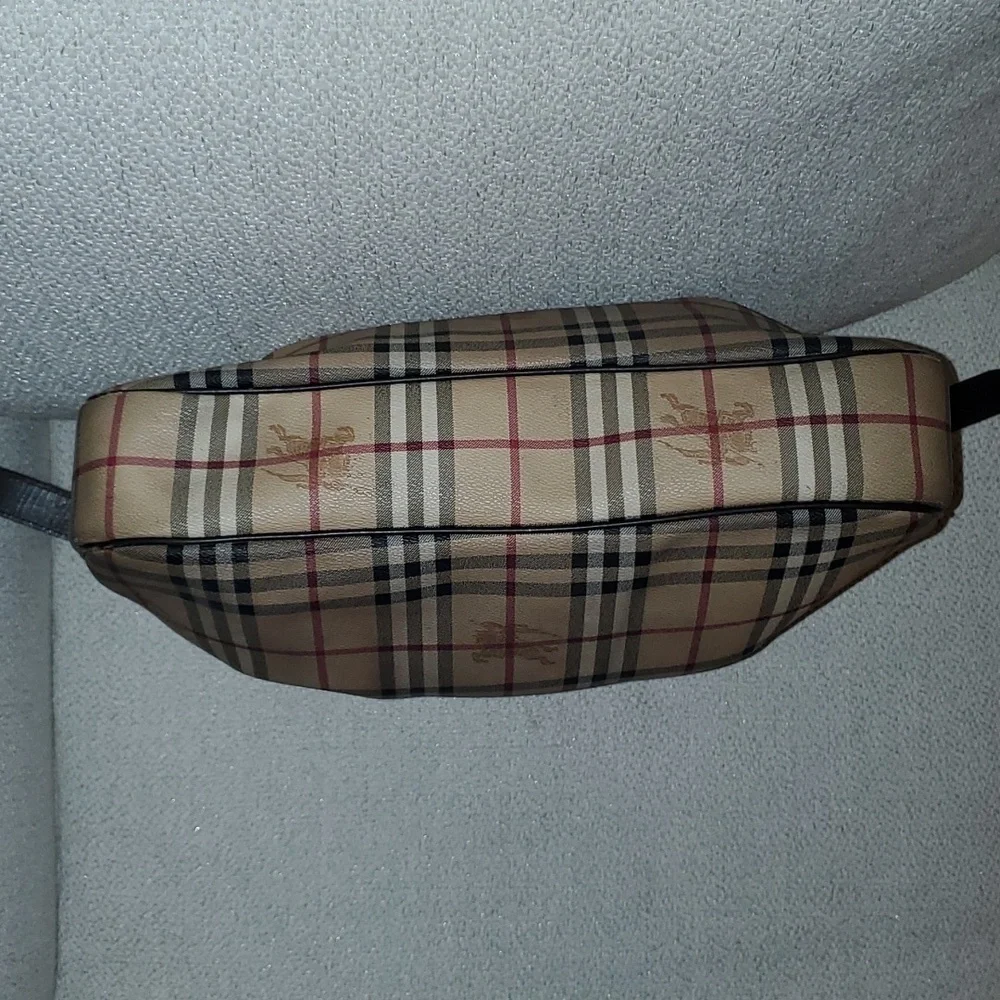 Burberry Large Haymarket Hobo Purse