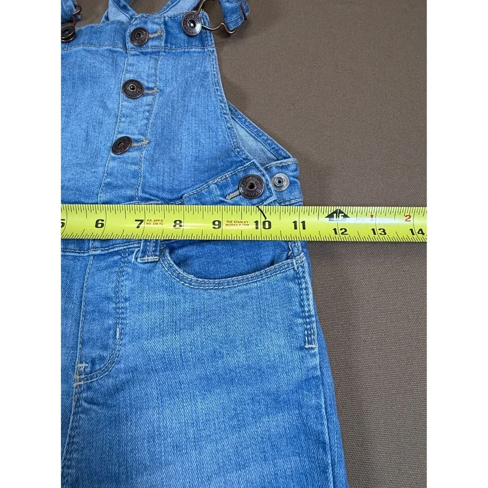 Vintage OshKosh Bgosh Denim Overalls - Girls Size 5 - Adjustable Straps, Buttons