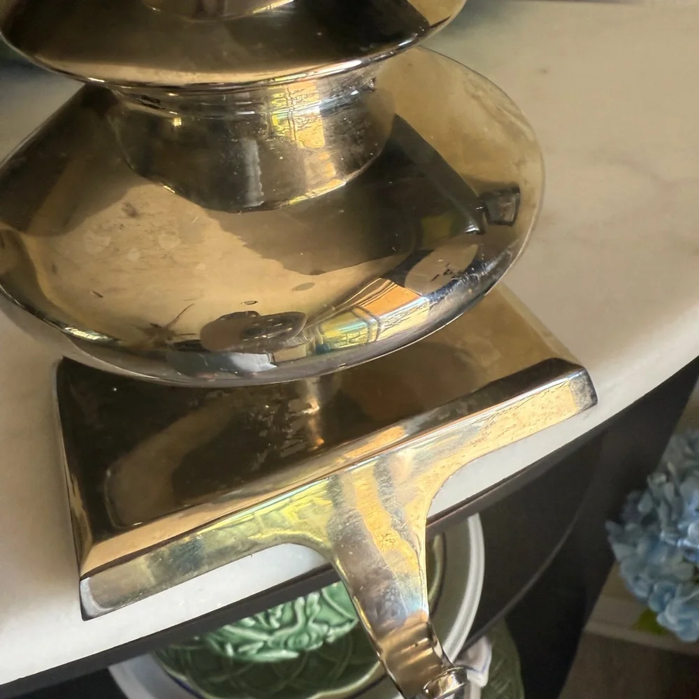 Crate&Barrel chic silver
