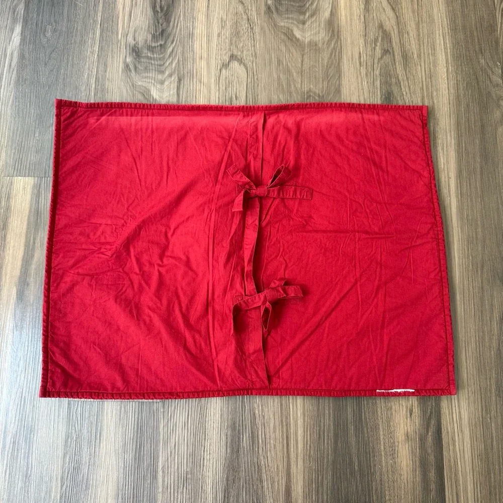 Pottery Barn Georgia Red Paisley Standard Sham Pillow Case Red/Pink/Green *Read*