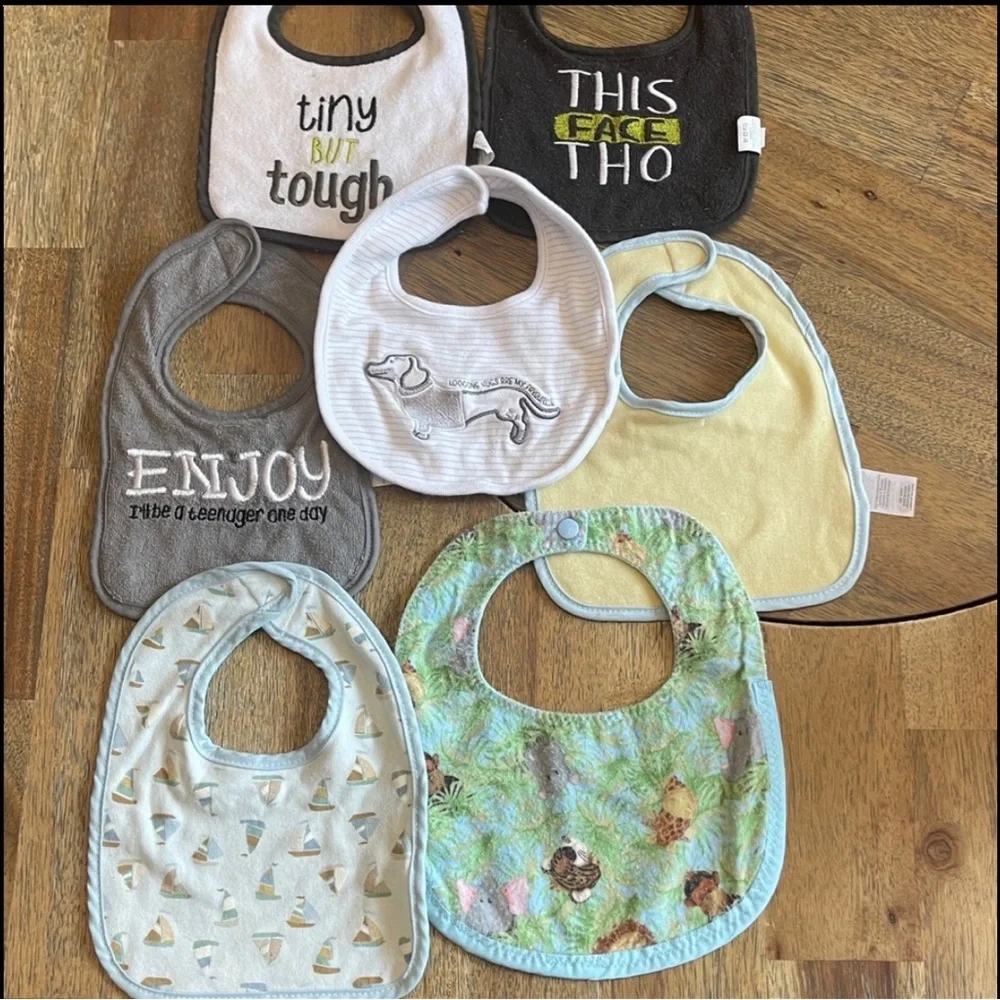Baby Bib Set - Free with any purchase - just and to bundle