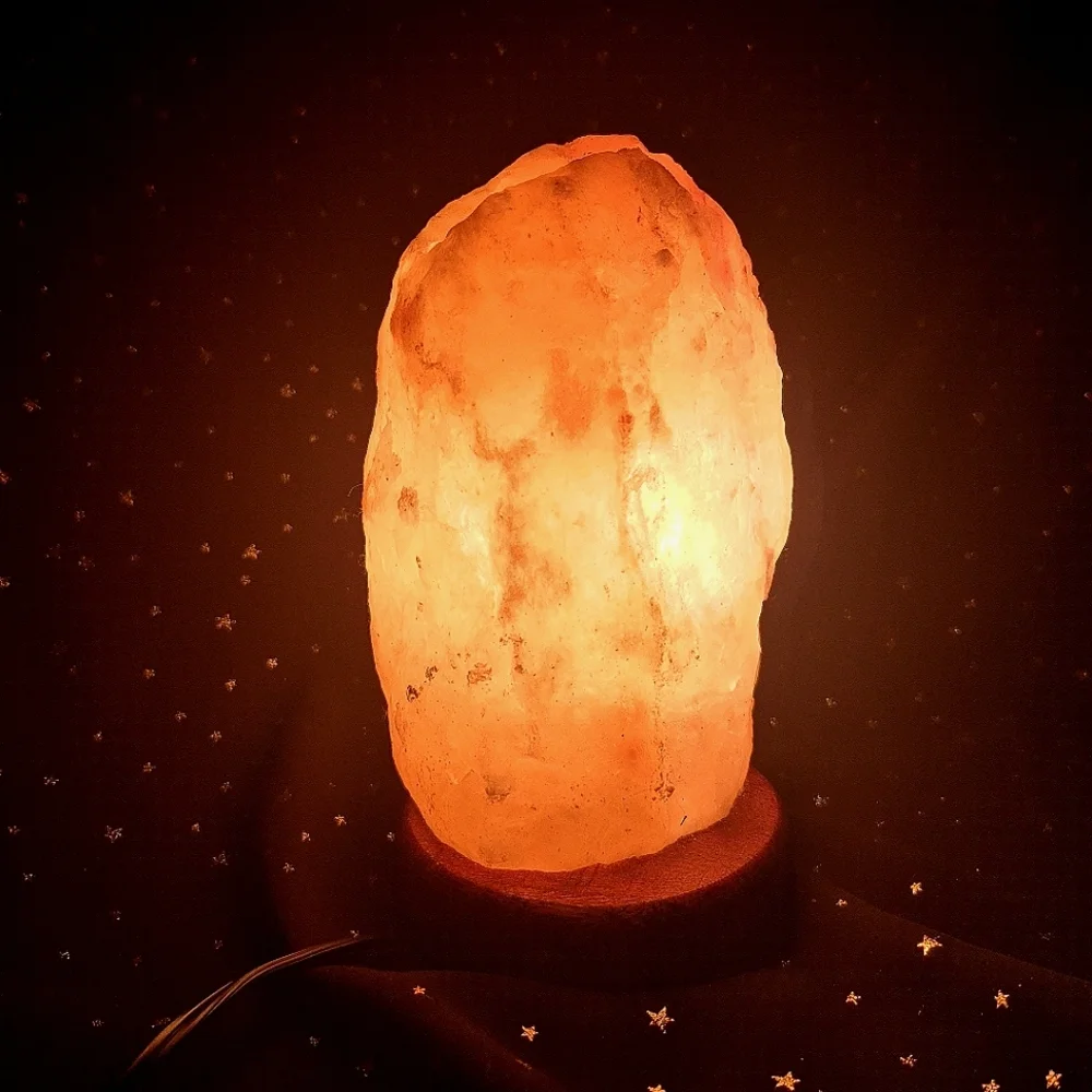 EUC Himalayan Salt Crystal Lamp