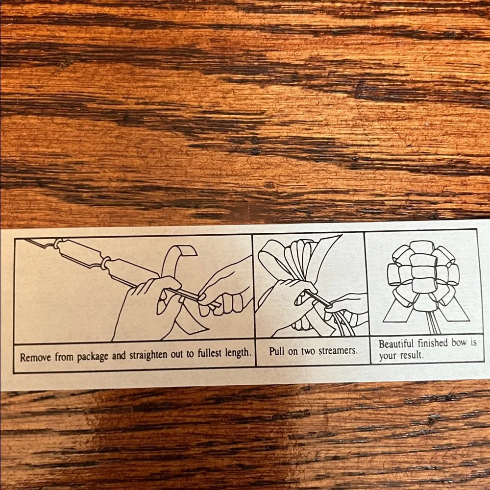 N/A make ribbons