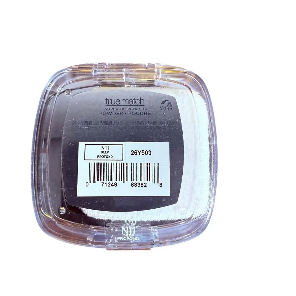 L'Oreal Paris True Match Powder Foundation Makeup, Oil Free, N11 Deep, 0.33 oz