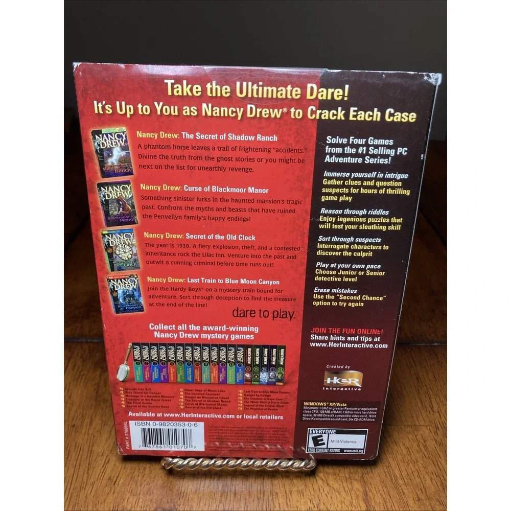 NEW Nancy Drew: Ultimate Dare (PC, 2008) NEW/SEALED w/ Original Box