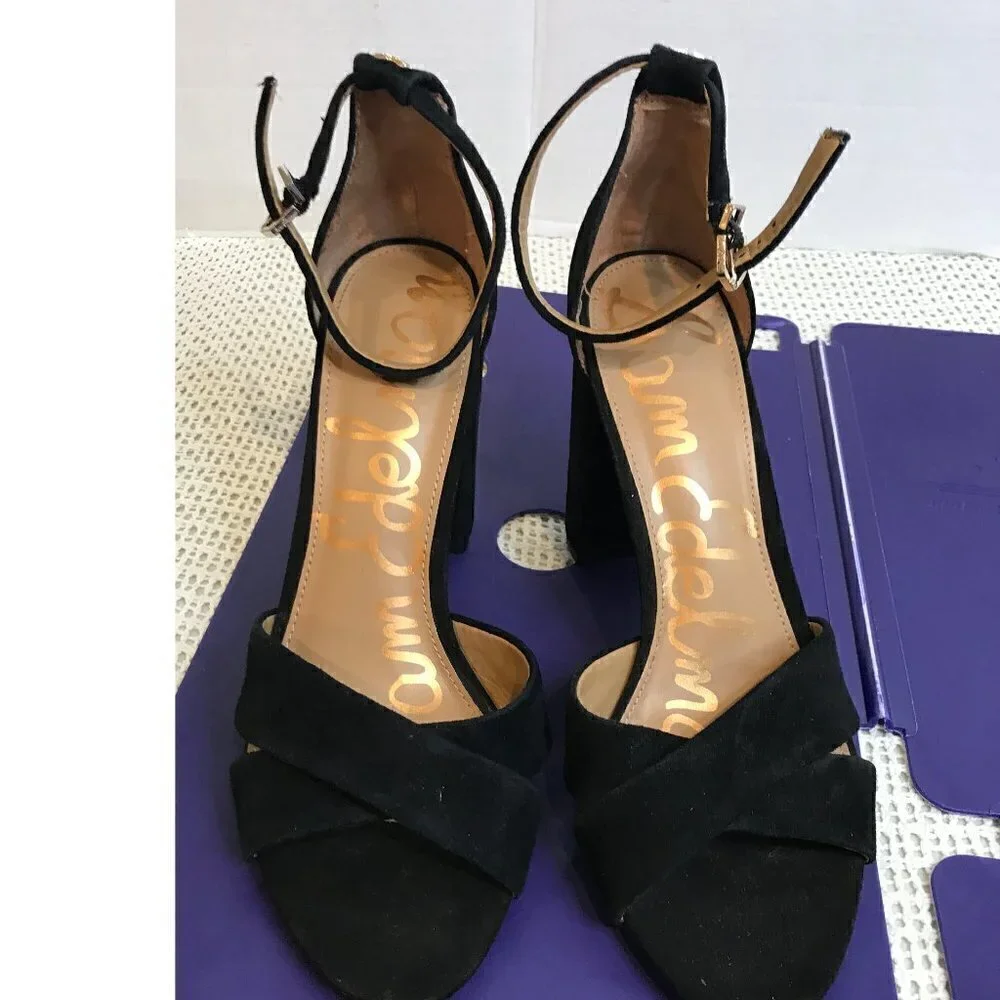 sam edelman yancy ankle strap sandal womens size 9 new