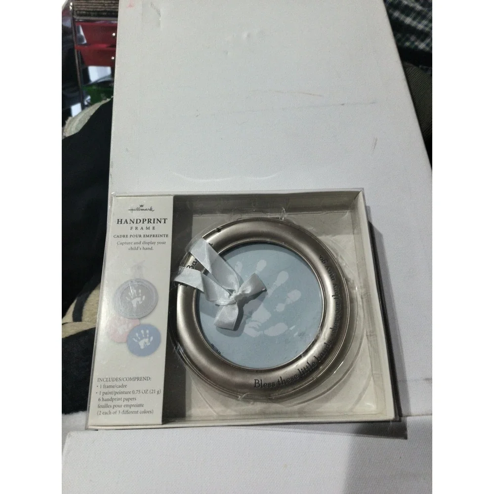 NEW IN BOX HALLMARK MY BAPTISM HANDPRINT FRAME BABY Complete Kit