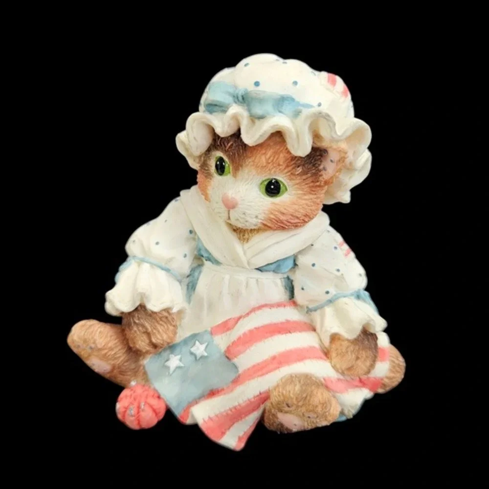 Calico Kittens Priscilla‎ Hillman Enesco Friendship Theme Lot of 3 Vtg READ