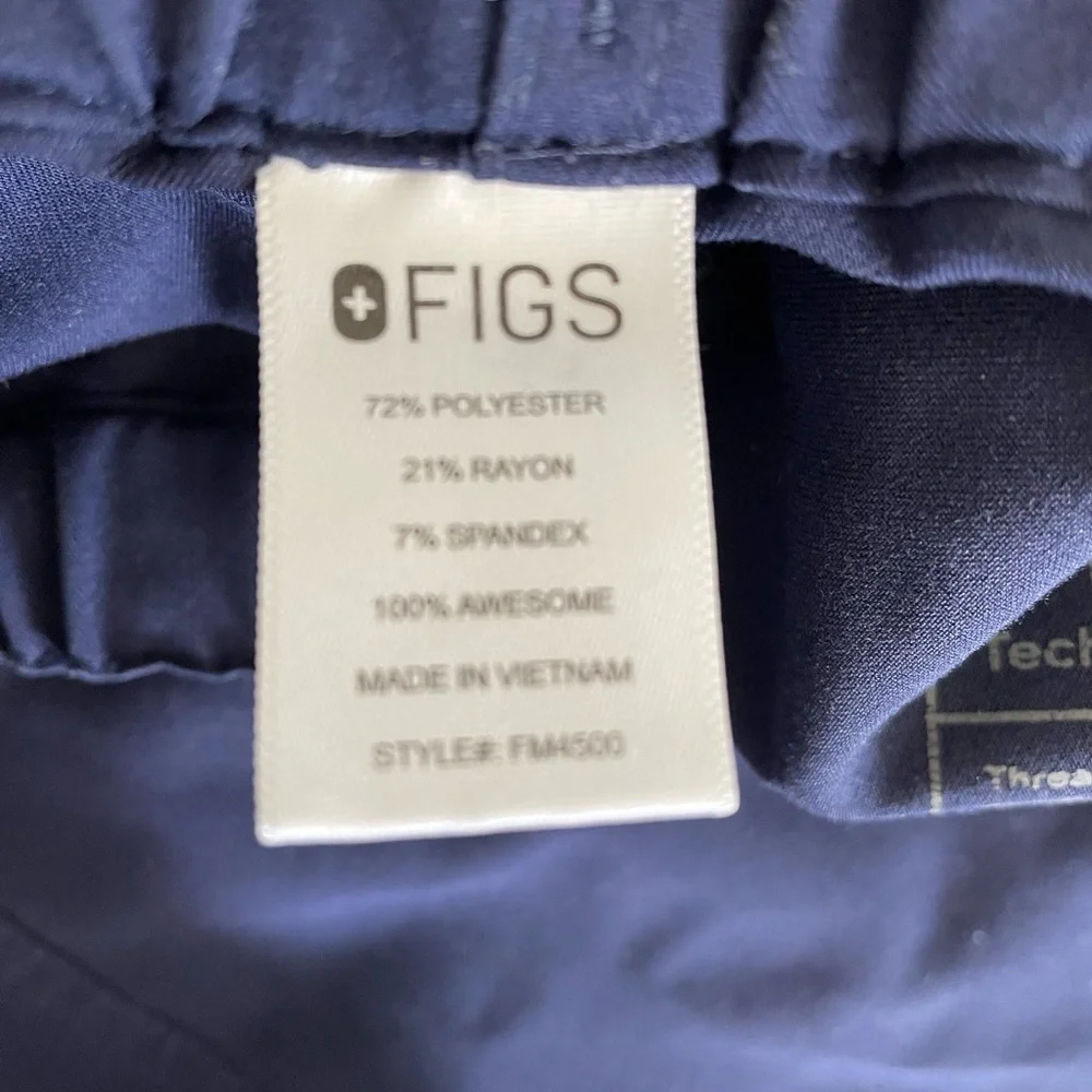 Figs Scrub Pants Men's M Technical Collection Dark Harbor Scrub Pants