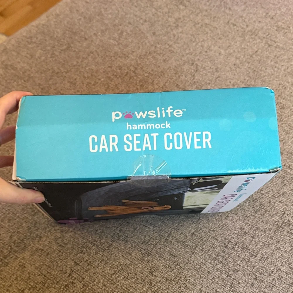 Gray Hammock Car Seat Cover for Dogs