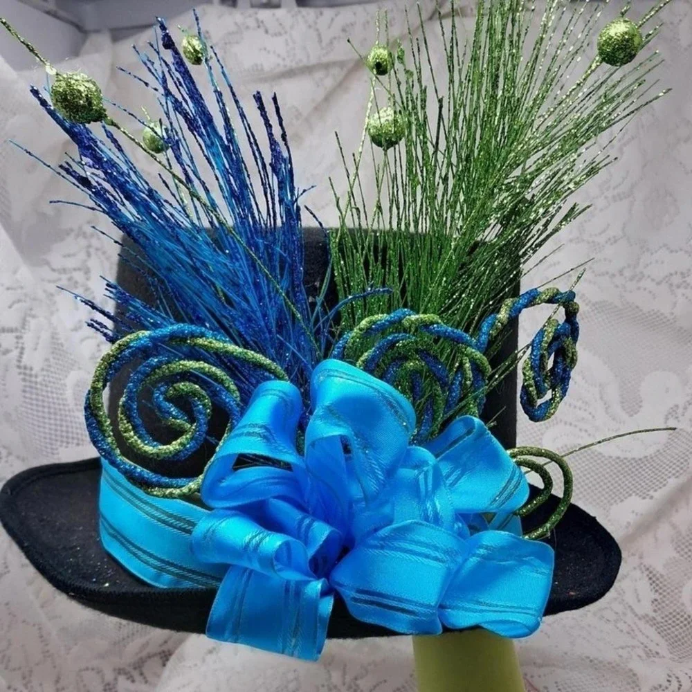 WHIMISICAL TOP HAT  PARTY HAT‎ COSTUME UNIQUE OOAK