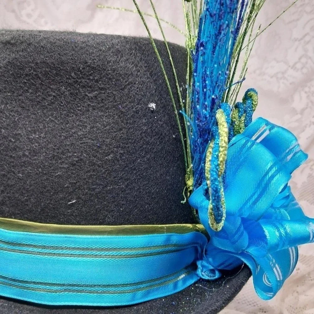 WHIMISICAL TOP HAT  PARTY HAT‎ COSTUME UNIQUE OOAK