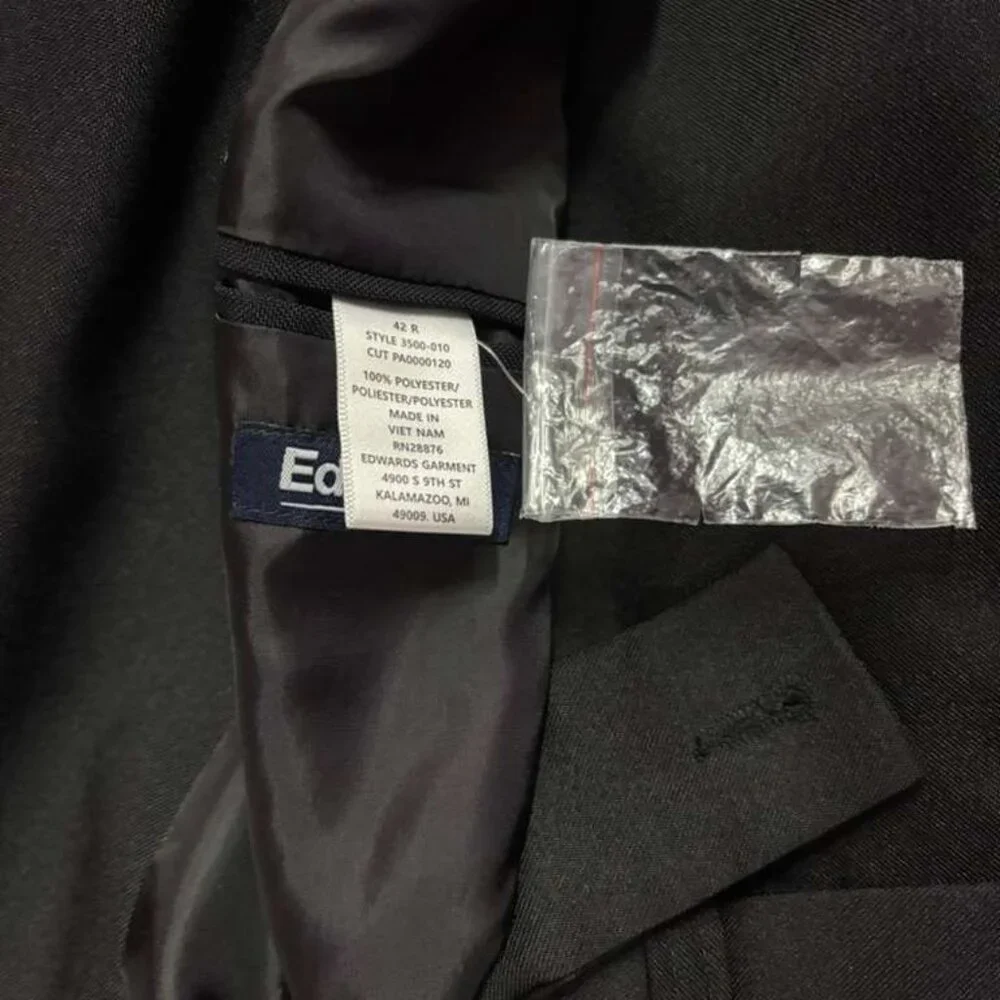 Two pcs men suit Louis Martin pants 34 waist top 40