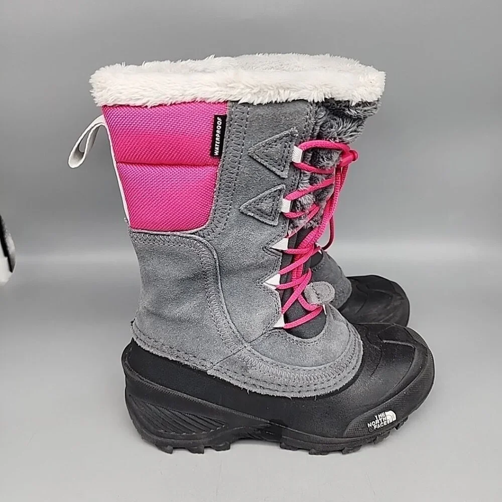 THE NORTH FACE Youth Shellista Lace IV, Zinc Grey/Cabaret Pink, Girls 2