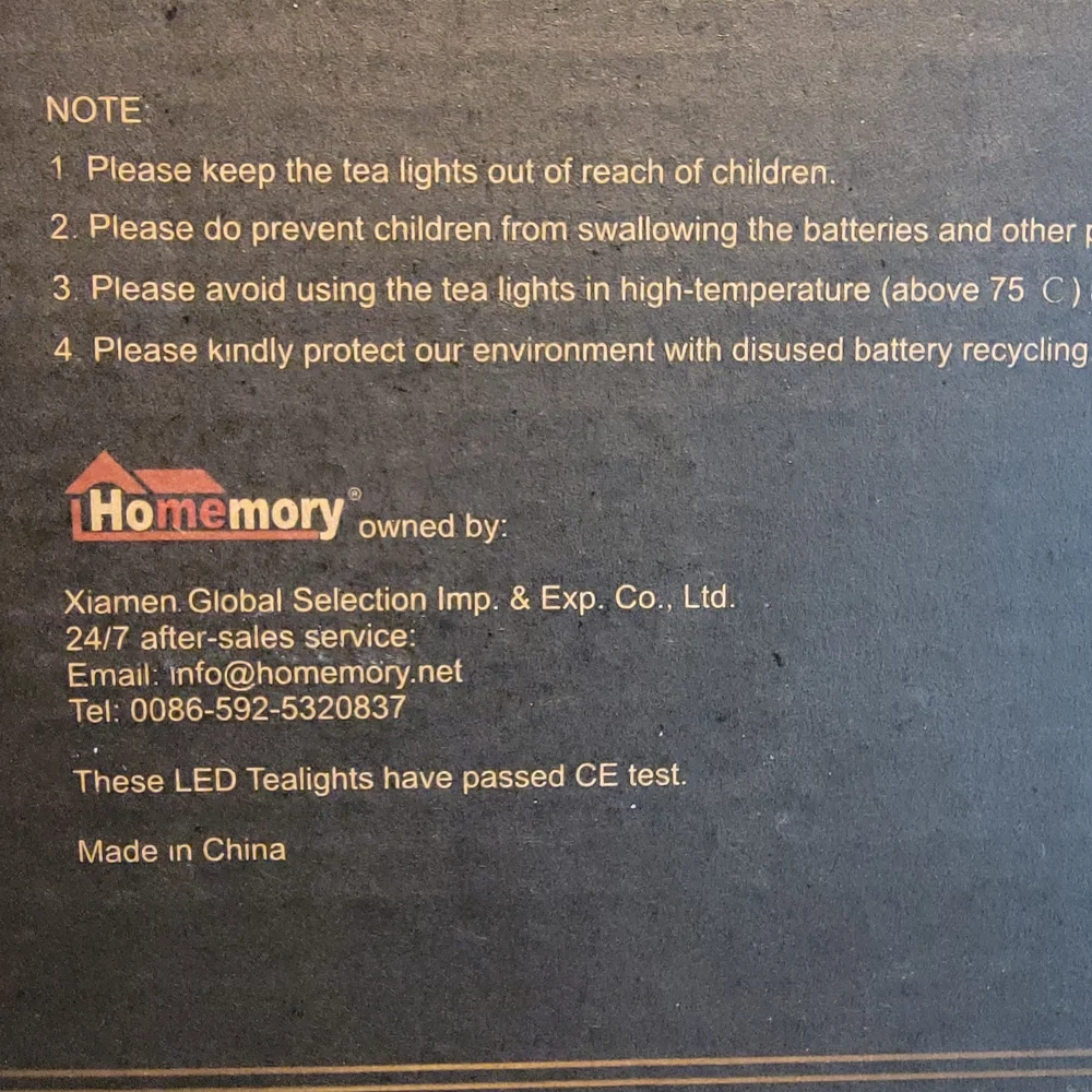 Homemory LED Tea Lights