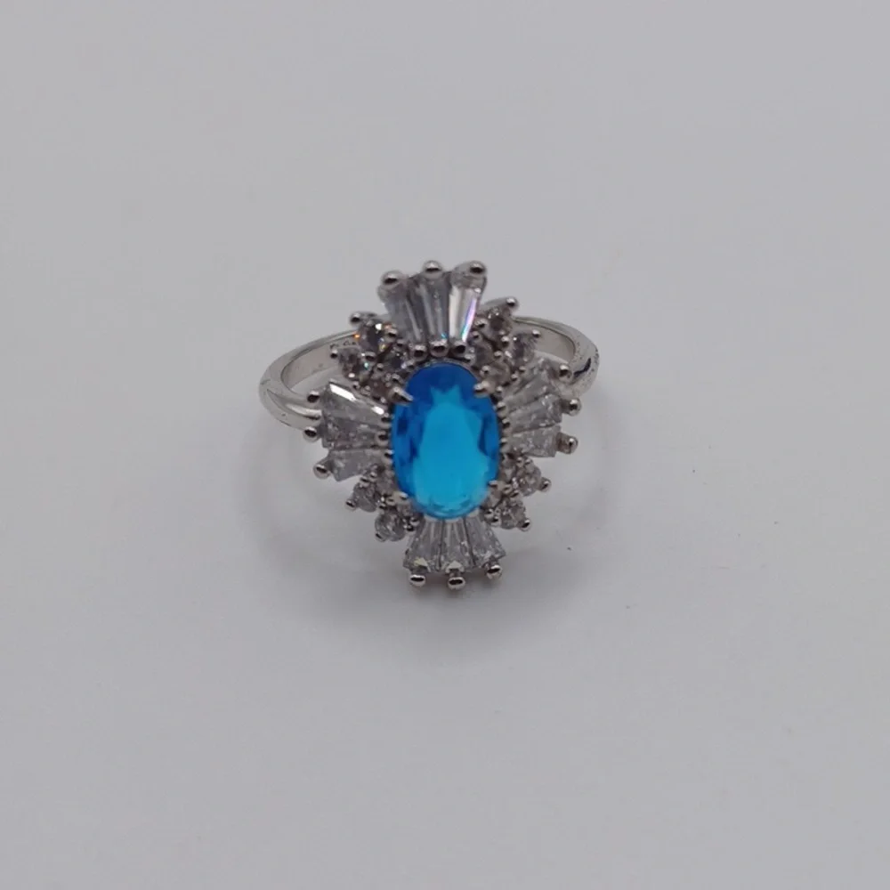 Bomb Party Silver Tone Ring Sz 9