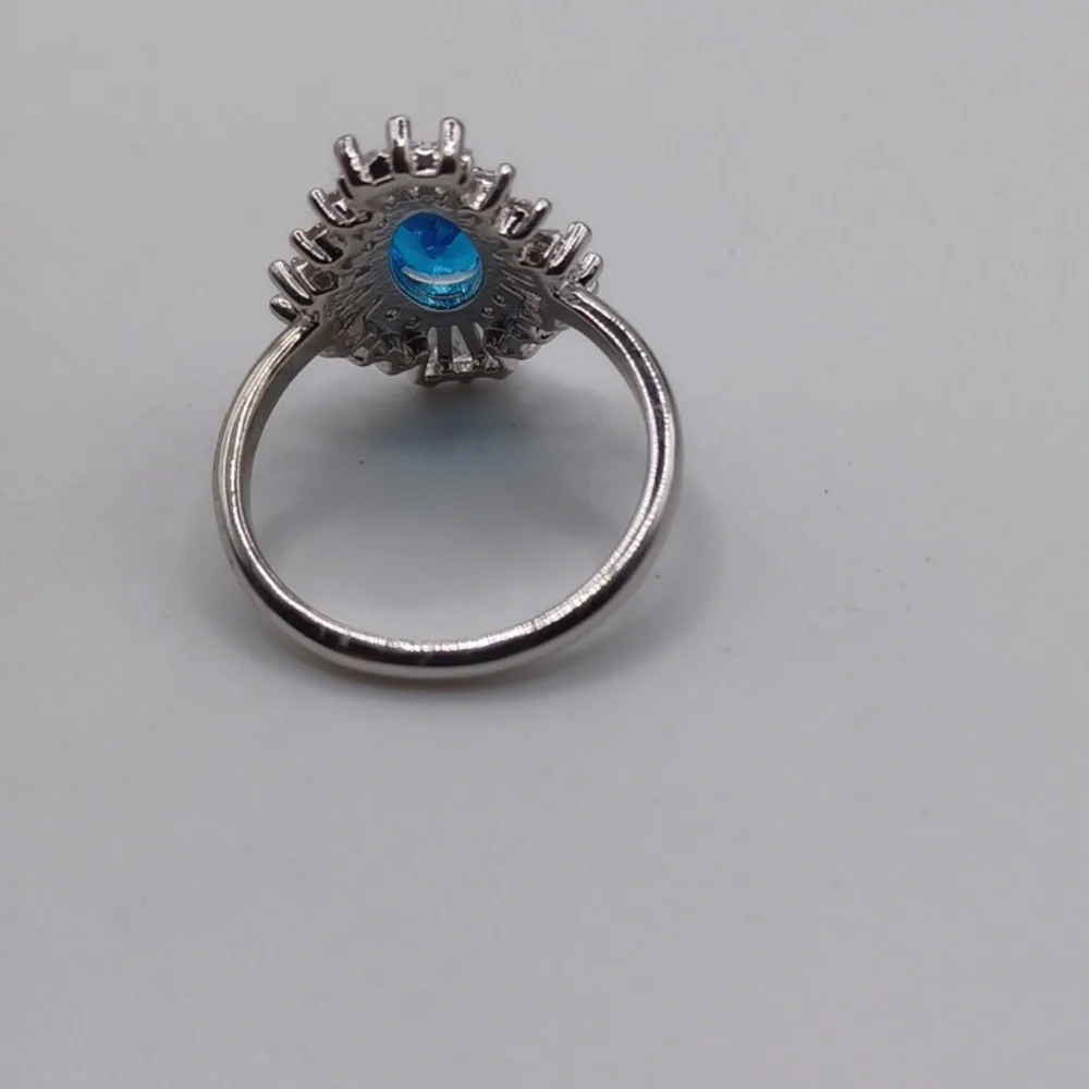 Bomb Party Silver Tone Ring Sz 9