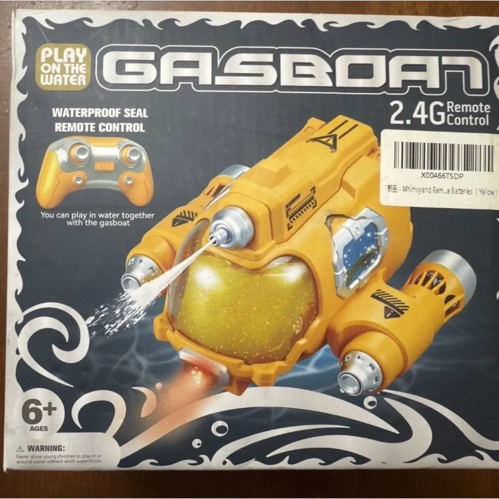 Gasboat 2.4G Remote Control Yellow Toy