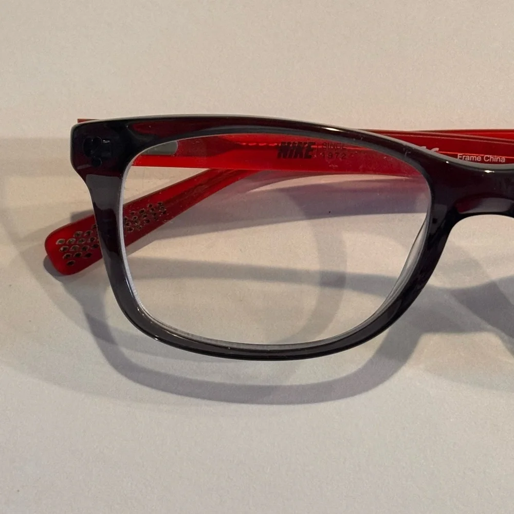 Nike eyeglasses featuring