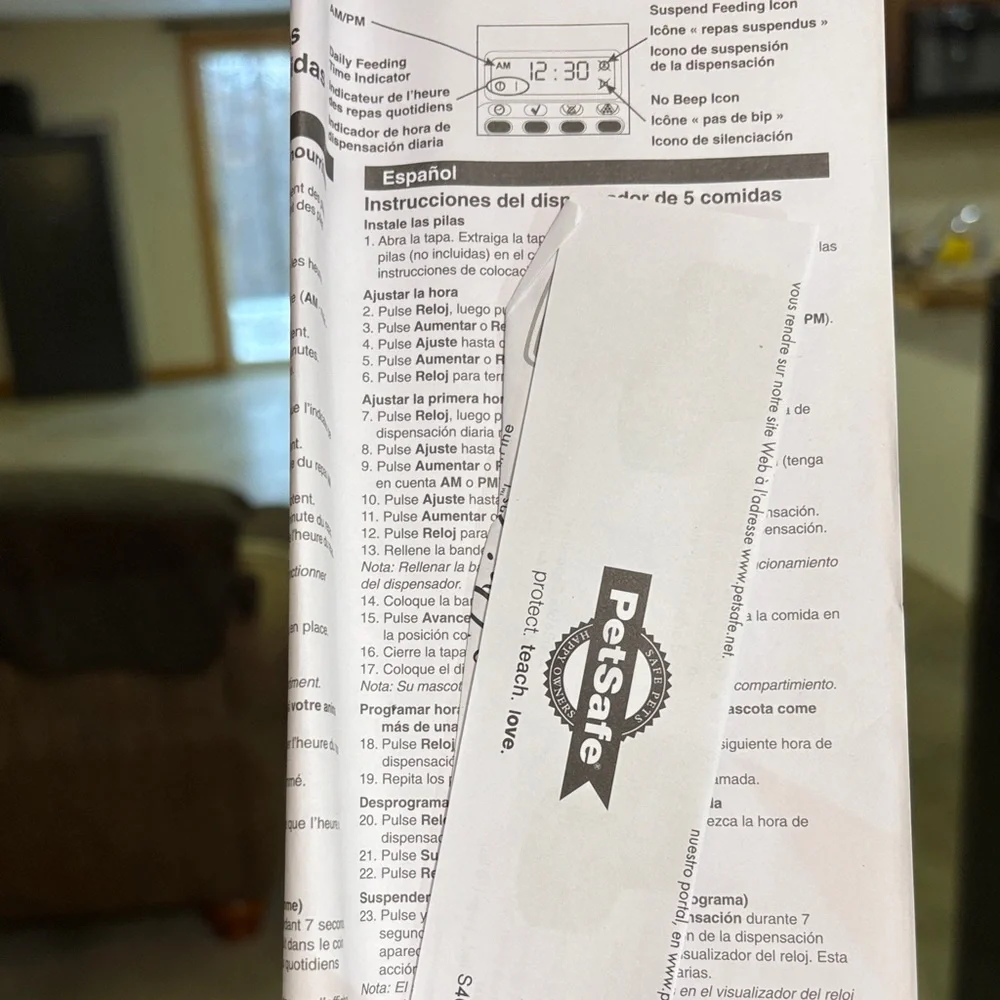 PetSafe schedule meals