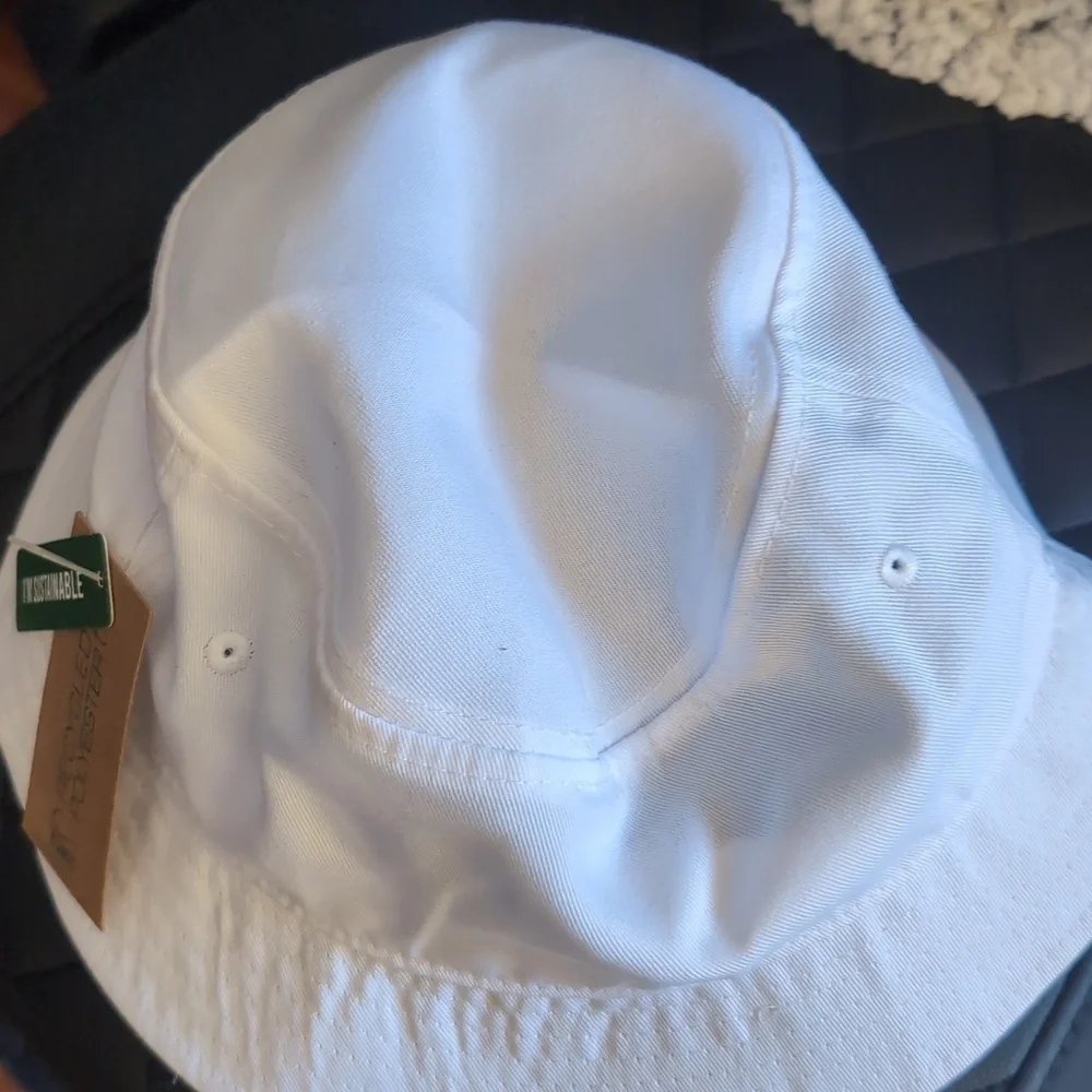 White Kids Hats let's Rise New With Tags