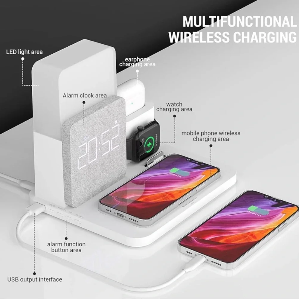 White and Gray Charging Station