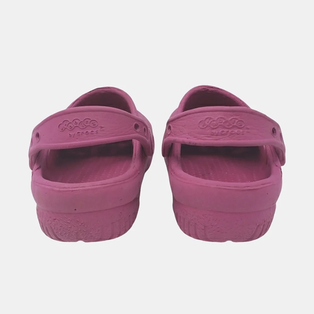 Crocs Jibbitz Girls‎ Size S Pink Slip On Convertible Back Strap