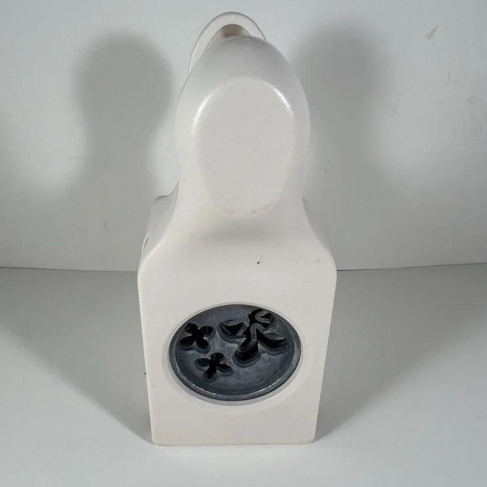 Martha Stewart Flower Cutout Punch Craft Tool For Paper & Cardstock White Plasti