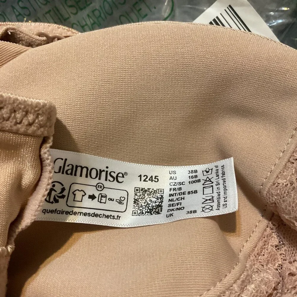 Glamorise WonderWire 38B Front Closure Bra
