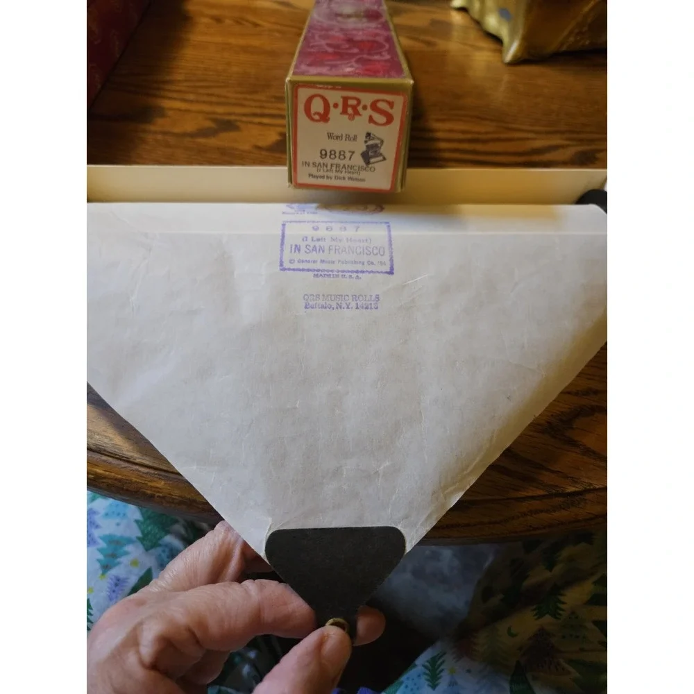 Lot of 14 Vintage QRS Player Piano Rolls