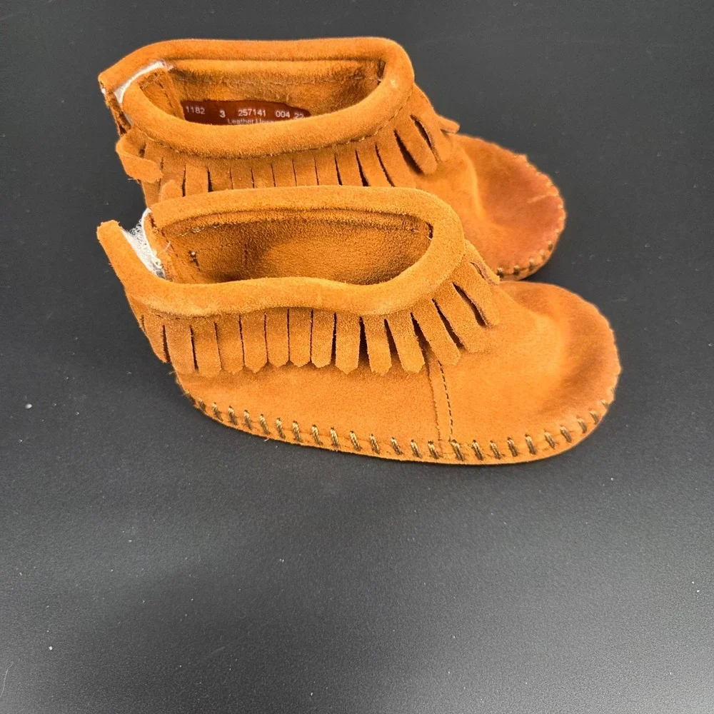 Minnetonka toddler tan