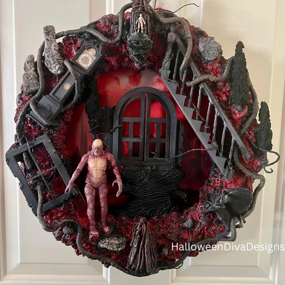 Handmade red rocks wreath