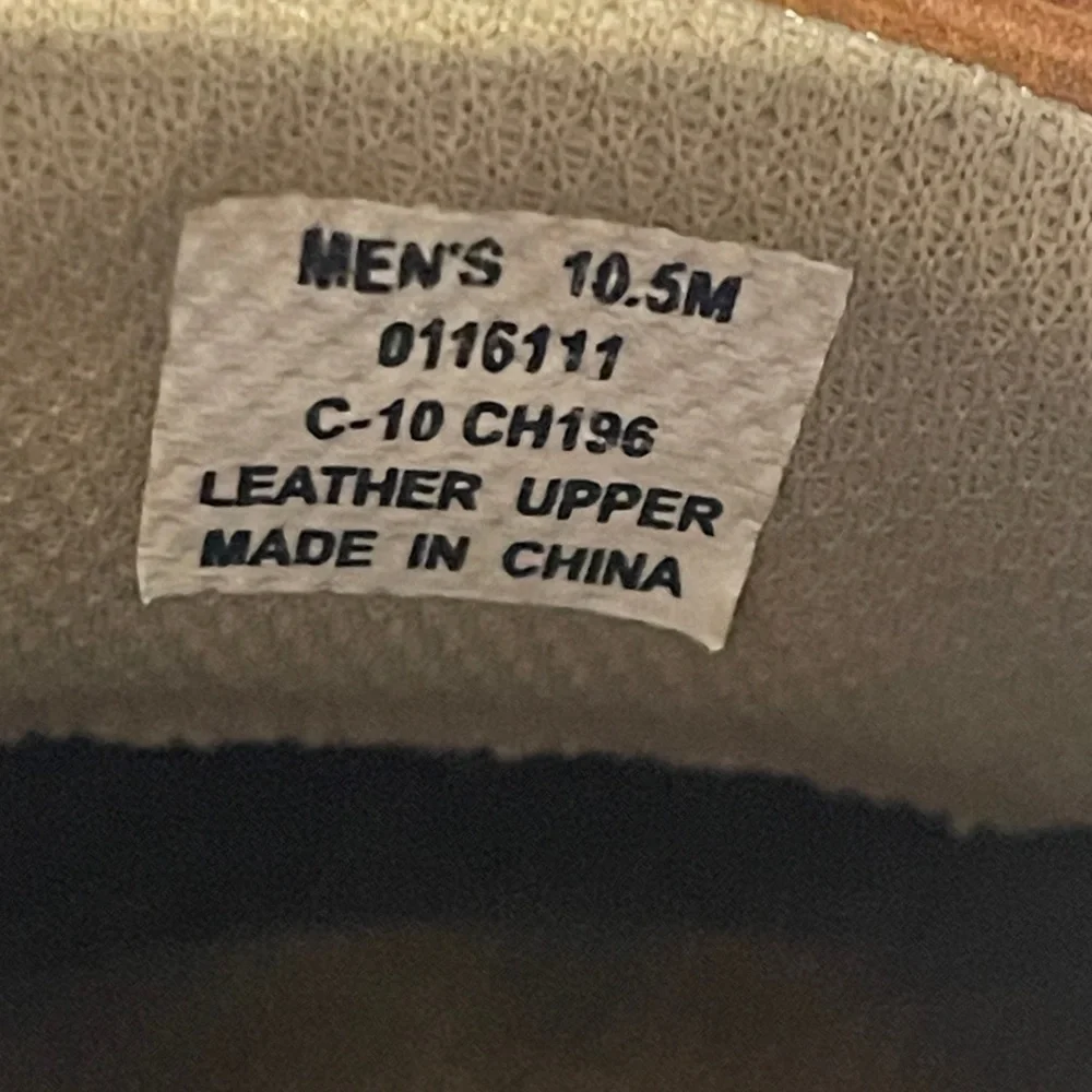 Sperry Men's Tan Leather Boat Shoes Size 10.5 Preowned