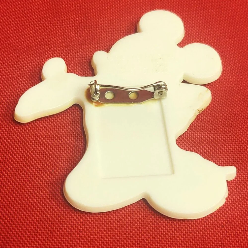 Vintage Disney Plastic Mickey Mouse Pin