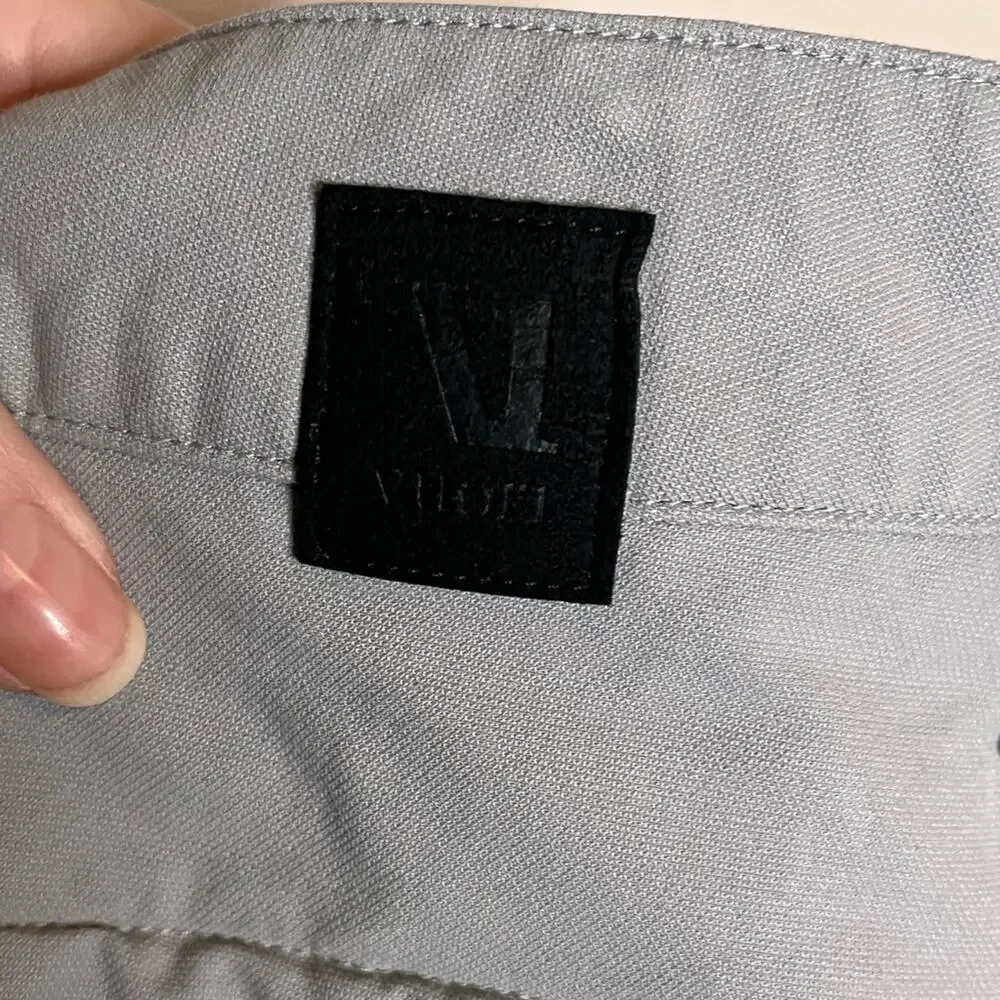 VUORI cotton blend gray golf chino men’s size 36 Style V467
