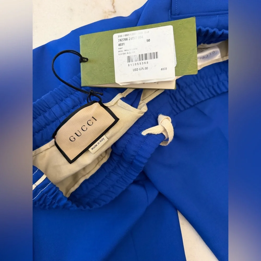 Gucci Interlocking G Wide Leg Pants