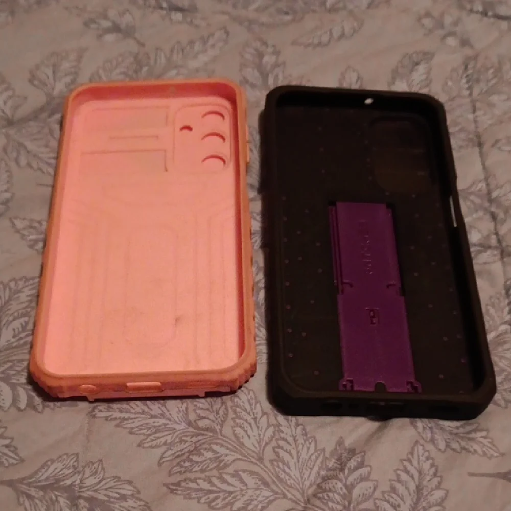 Samsung Galaxy A15 Purple and Pink Rugged Phone Cases Set of 2