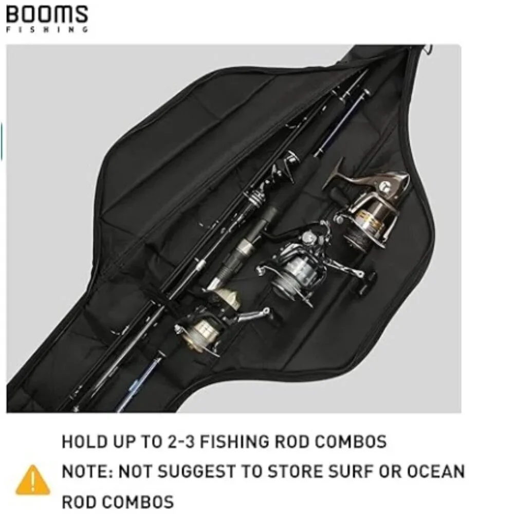Booms Fishing Rod Case, Portable Folded Fishing Pole Case