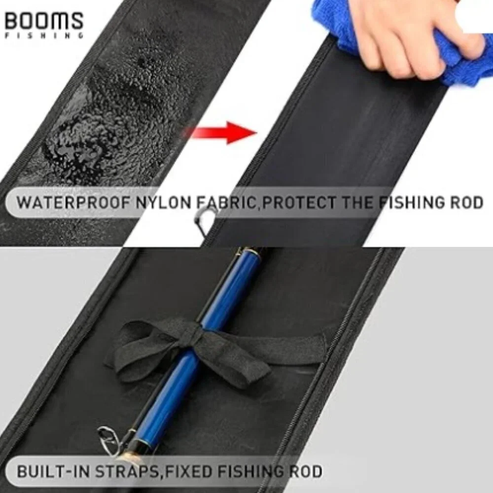 Booms Fishing Rod Case, Portable Folded Fishing Pole Case