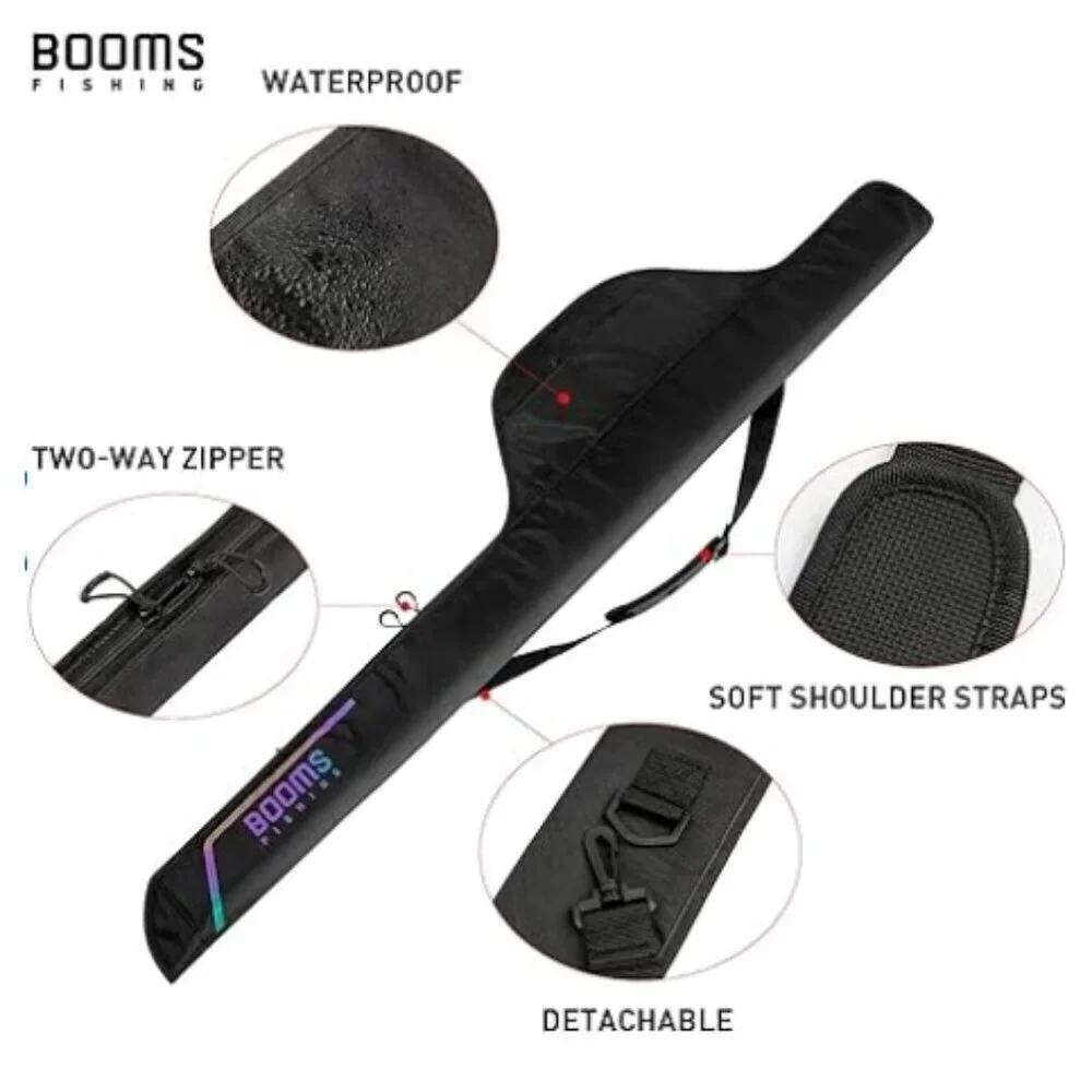 Booms Fishing Rod Case, Portable Folded Fishing Pole Case