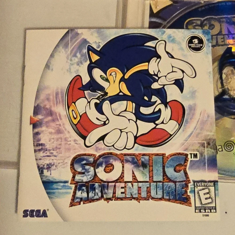 Sonic‎ Adventure 1999 Sega Dreamcast Complete Tested Working