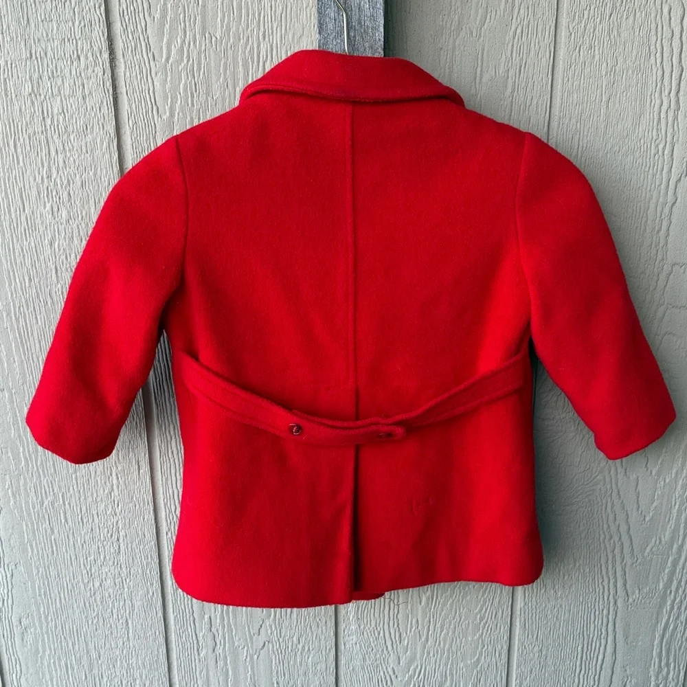 rainbow coat #redpeacoat red mind