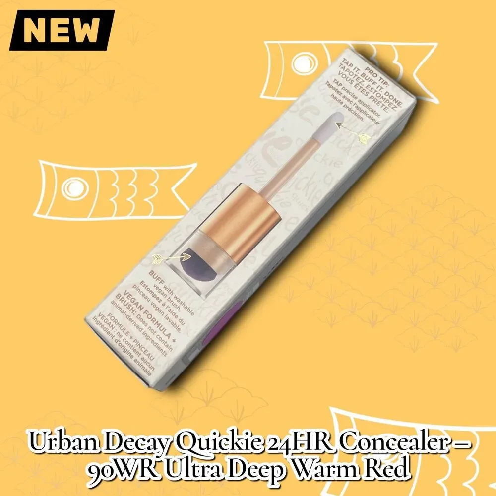 New Urban Decay Quickie 24HR Waterproof Full-Coverage Concealer – 90WR Ultra Dee