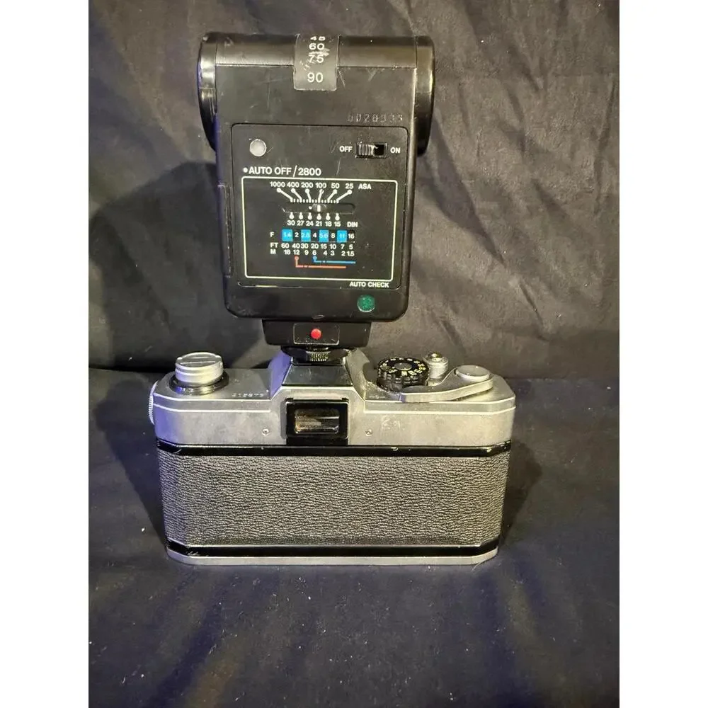 CUSTOM PAINTED CANON TX SLR FILM CAMERA WITH CANON FD 50MM 1.8